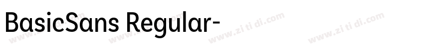 BasicSans Regular字体转换 BasicSans Regular字体转换